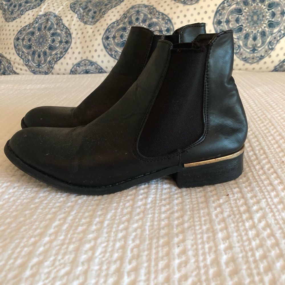 Black ankle boots!